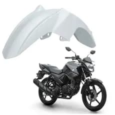Paralama Dianteiro Compatível com Moto Yamaha Fazer 150 2014 Até 2021 Branco ENVIO IMEDIATO