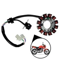Estator Gerador Magneto Completo Com Bobina De Pulso Titan Fan 150 160 2014 Até 2022 ENVIO IMEDIATO