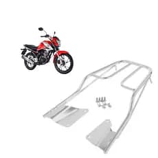 Bagageiro Churrasqueira Modelo Sansão Cromado Titan 160 2016 A 2024 Pro Tork ENVIO IMEDIATO