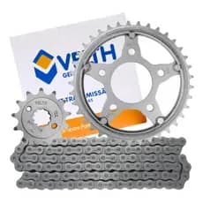 Kit Relação Tração Transmissão Cbx 250 Twister 2001 Á 2008 Aço 1045 Velth ENVIO IMEDIATO