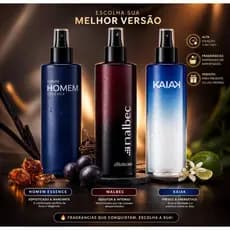 BODY SPLASH MASCULINO HOMEM MALBEC KAIAK 60ML