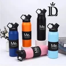Térmica  800 ml Garrafa  Cup Isolado Smos com alça port Gym Stainless Steel Vacuum