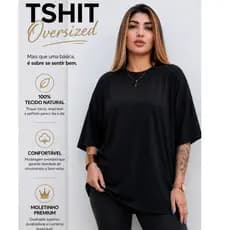 Blusa Oversized T-shirt Feminina 100% Natural StreetWar