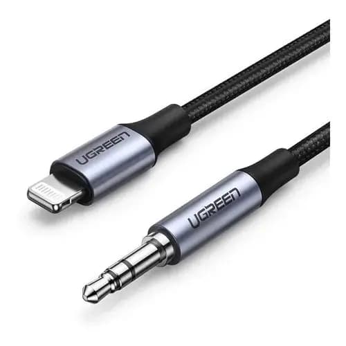 Cabo Áudio Ugreen Lightning P Conector 3.5mm 1m