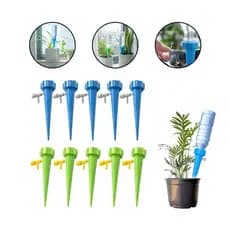 Kit 10/20 Gotejadores Automáticos Para Garrafa PET Irrigador Regulável Plantas Jardim Horta