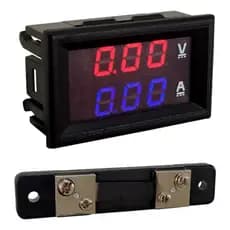 Voltimetro E Amperimetro Digital Led Dc Cc 100v 50a C Shunt