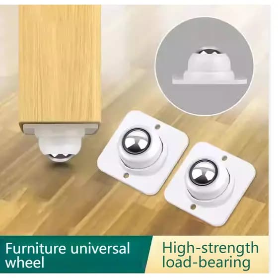 Roda universal com roldana de alta carga! A estrutura da roldana é mais flexível, resistente ao desgaste
