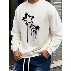 Moletom Masculino Moletons Masculinos Blusa De Frio Visual Urbano PP ao G3 Plus Size
