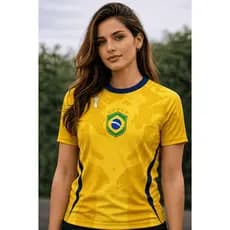 Camiseta Feminina Treino Academia 2026 Academia Futebol Fitness