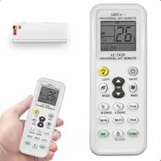 Controle Remoto Universal de Ar Condicionado Compatível Modelos Electrolux, LG, Samsung ,Panasonic