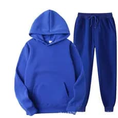 Cross-Border primavera outono engrossado pulôver moletom casal mesmo estilo masculino Hoodie cor sólida mais veludo Casu