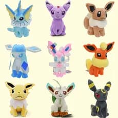 9 Estilos 20cm Kawaii Mimikyu Eevee Pelúcia Recheada Toy Pokemon Evolução Umbreon Flareon Jolteon Glaceon Vaporeon Sylve
