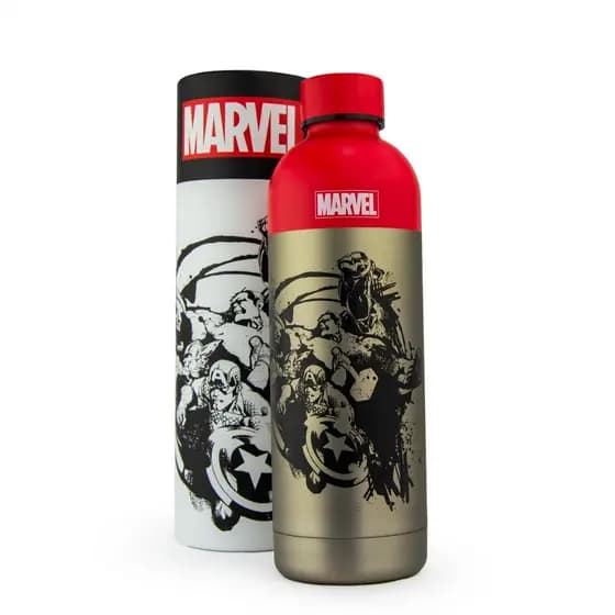 Garrafa Térmica Marvel Vingadores Big Hero 1L Inox Original Resistente
