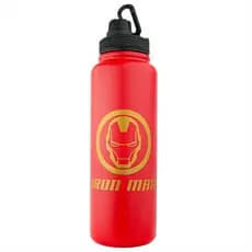 Garrafa Homem de Ferro Térmica Marvel 1L Big Hero Inox Resistente
