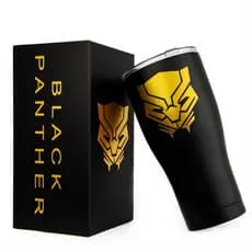 Copo Marvel Durável Térmico Inox Pantera Negra 900ml