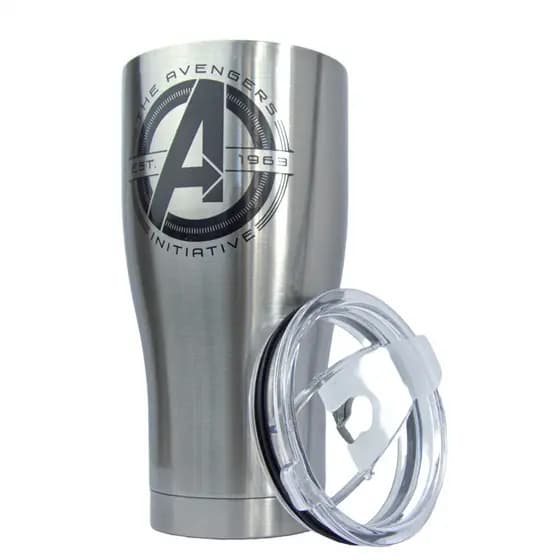 Copo Marvel Inox Vingadores Durável Térmico 900ml