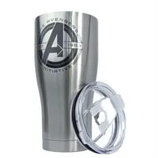 Copo Marvel Inox Vingadores Durável Térmico 900ml