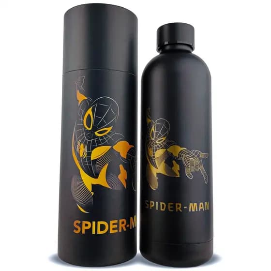 Garrafa Térmica Inox 750ml Homem Aranha Marvel Resistente