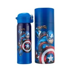 Garrafa Capitão America Resistente 480 ML Suco Marvel