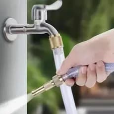 Bico de Mangueira de Alta Pressão 1/2" com Conector e Esguicho para Limpeza