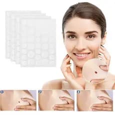 36/72/100UNIDADES Adesivo Seca Espinha, Anti‑acne, Transparente Invisível Dia/Noite Secativo