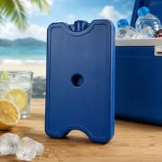 Placa Gelo Reutilizável 400ml Acumulador Frio Cooler Caixa Térmica Conserva Bebidas Alimentos Por Mais Tempo