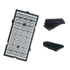 Estrado Plástico Preto Pallet Palete Modular 50x25cm