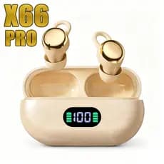 Fone Gamer Sem Fio X66 Pro Bluetooth 5.4 Baixa Latência Som Espacial 9D À Prova D'água Esportivo