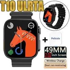 2025 Novo Smartwatch Watch T10 Série 9 Super Amoled Prova D'Água Lançamento 49mm