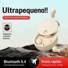 Fone de Ouvido Y15 Mini Bluetooth Sem Fio Pequeno para Dormir e Descansar