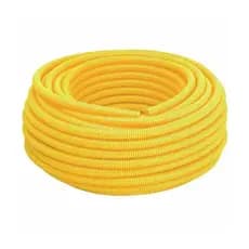 Eletroduto Corrugado Flexível Amarelo 1/2" 20mm Tramontina 10 Metros Resistência Instalação Elétrica