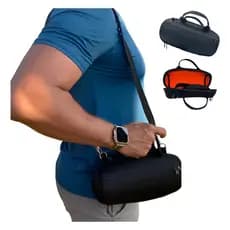 Capa Case Proteção Estojo Para Jbl Flip 6 Charge 5 Com Alça Preto