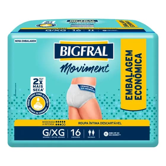 Bigfral Moviment 16 Unidades (g/xg) G/xg