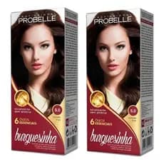 Kit 2 Tonalizante Burguesinha Castanho Claro 5.0 - Probelle