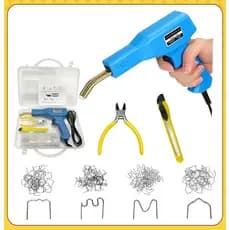 Soldador de Parachoque Solda Plástico Carenagem Farol 110V~220v com 400 Grampos