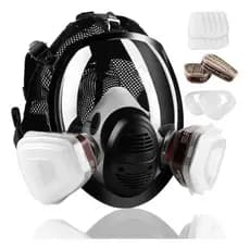 Máscara Pintura Automotiva Completa Kit 10 Filtros 5n11 95%,Anti Poeira Máscara Industrial Decoração
