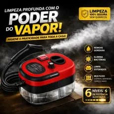 Limpador A Vapor Vaporizador Alta Pressão 2500w Portátil1.2l Com vários acessórios