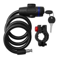 Cadeado Cabo De Aço trava Segurança Bike Moto Espiral Anti-Roubo-envio imediato