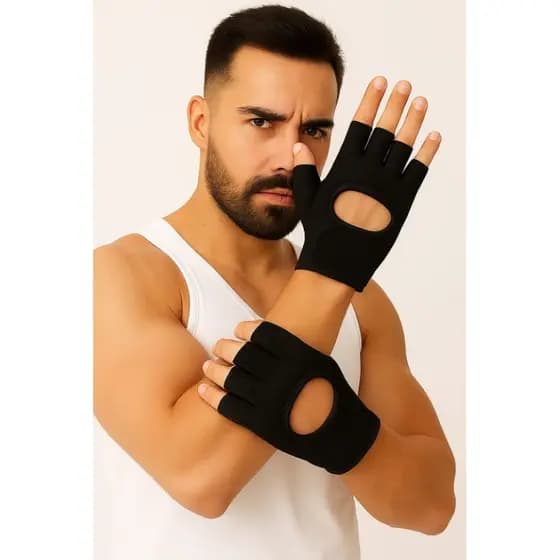 Luva de Treino Original em Neoprene – Musculação, Academia, Crossfit e Ciclismo | 01 Par
