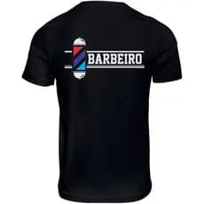 Camiseta Barbeiro Camisa Uniforme Trabalho Cabelereiro Salão Qualidade Produto Top RB