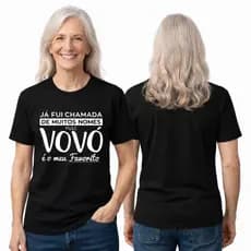 Camiseta Premium Vovô Presente Dia Dos Pai Frase Melhor Avó Do Mundo 100% Algodão Lançamento Confortável básica