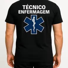 camiseta técnico enfermagem feminina estampa em alta qualidade enfermeira unissex universitária confortável trabalho