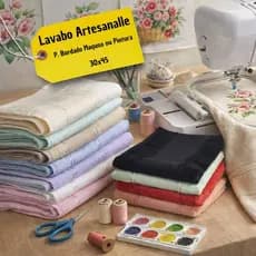 Kit 3/6/9 Toalhas Lavabo Artesanalle Dohler P/ Bordado na Maquina ou Pintura 30x45