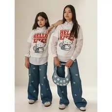 Camisa Infantil Menina Hello Kitty Modinha 100% Algodão Slim