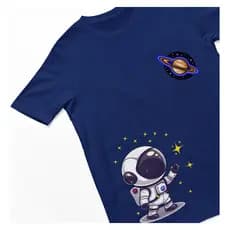 Camiseta Infantil Menino Astronauta Do 2 Ao 16 Masculina