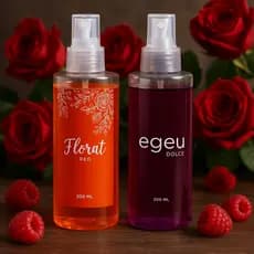 Florata Red + Dolce Feminino Body Splash 200ml cada