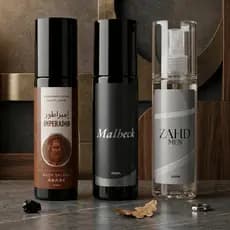 Kit 3 Body Sprays Masculino- Imperador, Malbeck e ZAHD- 200ml (cada)
