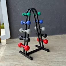 Suporte De Halteres Para 5 Pares - Condomínio Academia Casa