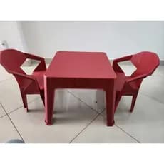 kit 2 cadeiras infantil Diamond e 1 mesa infantil JR para Casa Festas Brinquedoteca Escolas