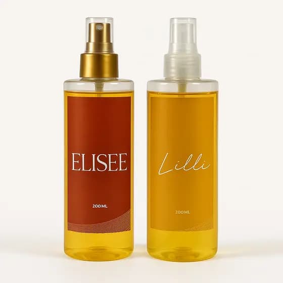 Kit Mulher Glamurosa Lilli + Elisee Body Splash Femino 200ml cada